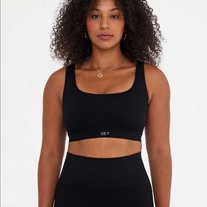 SCULPTFLEX® BOX CUT BRA - ONYX